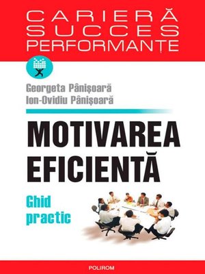 cover image of Motivarea eficienta. Ghid practic